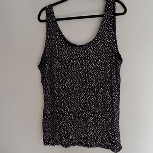 Lane Bryant white dot essential tank 26/28